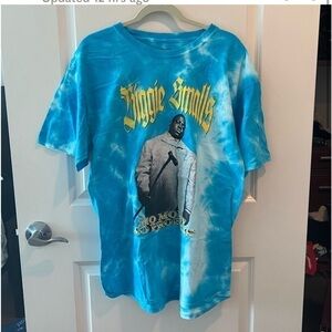 The Notorious B.I.G. Men's Old English Biggie Graphic T Shirt